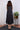 Black Dobby South Cotton Women Midi Dress Sleeveless WDRSL092315