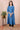Blue Gold Art Silk Slub Women Long Kurta Long Sleeves WLKLS112328