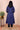 Blue Jaquard Art Silk Women Long Kurta Long Sleeves WLKLS112370