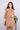 Brown Hand Dyed Cotton Double Cloth Women Tunic Long Sleeves WTNLS04244