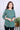 Green Dobby South Cotton Women Kurti Long Sleeves WKILS122335