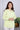 Green Hand Dyed Cotton Linen Women Kurti Long Sleeves WKILS122323
