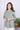 Green Hand Dyed Lyocell Linen Women Kurti Long Sleeves WKILS122319