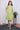 Green Hand Dyed Lyocell Linen Women Short Dress Sleeveless WSDSL12234