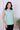 Green Hand Dyed Cotton Linen Women Short Top Sleeveless WSTSL082334