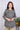 Grey Dhabu Cotton Women Kurti Long Sleeves WKILS122327