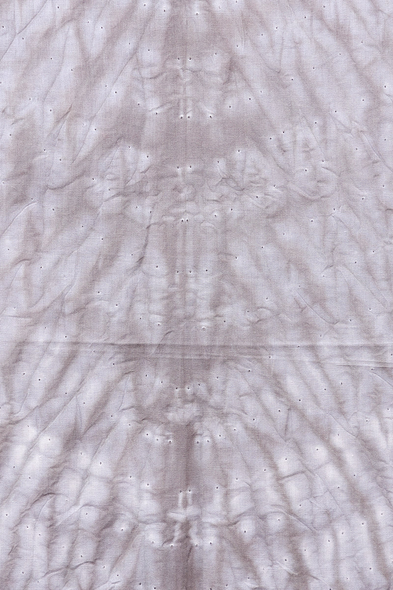 Grey Shibori Cotton Malmal Stole STOLE032418