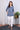 Indigo Dhabu Cotton Dobby Women Kurti Long Sleeves WKILS02244