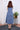 Indigo Dhabu Cotton Linen Women Midi Dress Sleeveless WDRSL122315