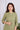 Military Green Hand Dyed Cotton Linen Women Kurti Long Sleeves WKILS032439