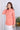 Peach Dobby South Cotton Women Kurti Long Sleeves WKILS122321