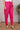 Pink Hand Dyed Cotton Linen Women Ankle Pant WAKPT092312