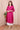 Pink Jaquard Art Silk Slub Women Long Kurta Long Sleeves WLKLS102312