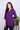 Purple Jaquard Art Silk Women Kurti Long Sleeves WKILS122310