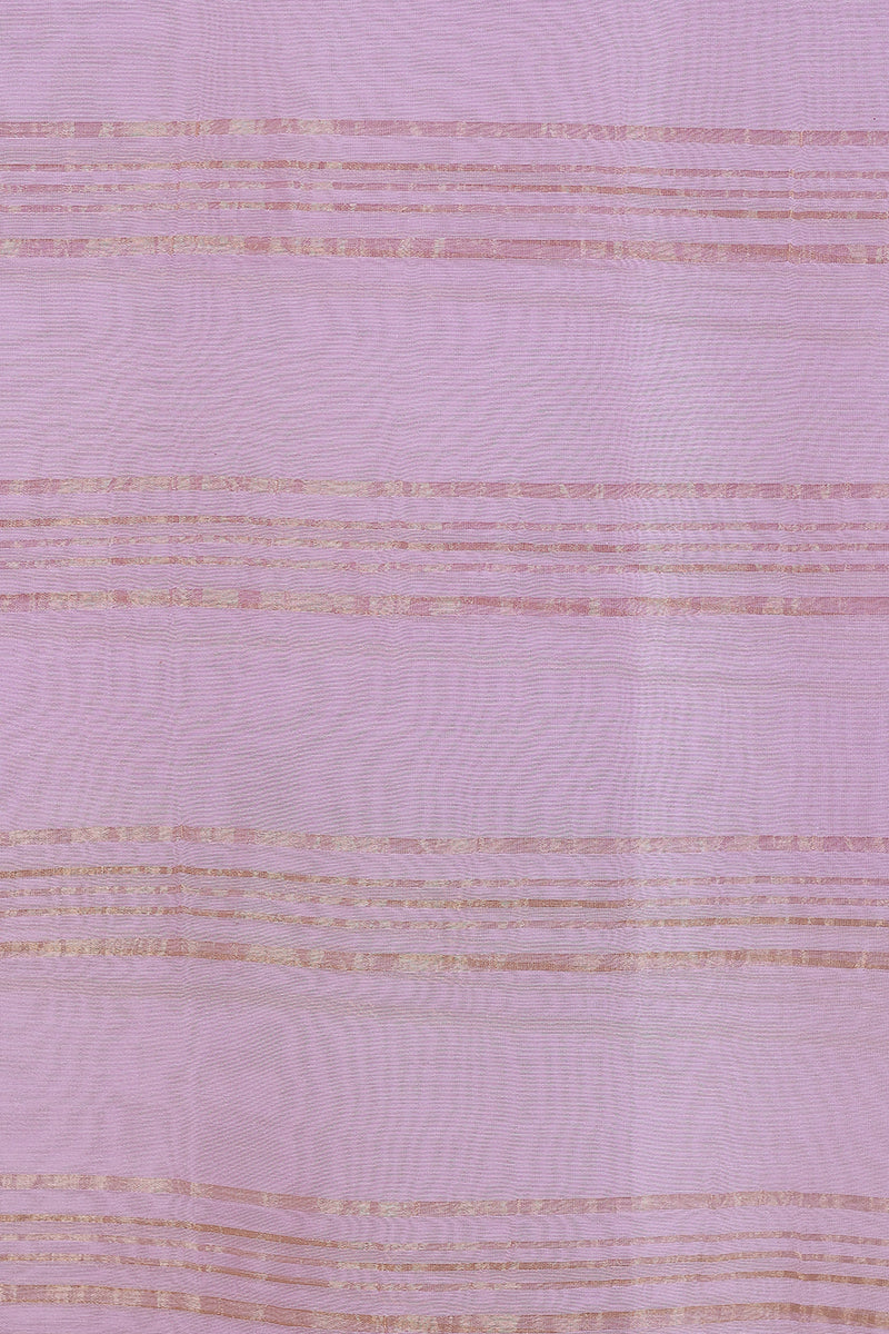Purple Zari Stripes Chanderi Silk Dupatta DUPAT10236