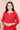Red Bandhani Cotton Women Long Kurta Long Sleeves WLKLS082390