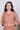 Rust Bagru Chanderi Silk Women Kurti Long Sleeves WKILS102313