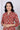 Rust Bagru Cotton Women Kurti Long Sleeves WKILS092331