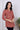 Rust Bagru Cotton Women Kurti Long Sleeves WKILS092331