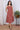 Rust Bagru Cotton Women Midi Dress Sleeveless WDRSL10232