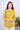 Yellow Dobby South Cotton Women Kurti Long Sleeves WKILS122334
