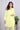 Yellow Hand Dyed Cotton Double Cloth Women Tunic Long Sleeves WTNLS04241