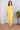 Yellow Hand Dyed Cotton Linen Women Long Kurta Long Sleeves WLKLS09234
