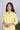 Yellow Hand Dyed Lyocell Linen Women Kurti Long Sleeves WKILS122318
