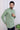 Green Dobby South Cotton Men Short Kurta Full Sleeves (MSKFS062313) - Cotton Cottage (2)