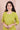Green Dobby South Cotton Women Long Kurta Long Sleeves (WLKLS082317) - Cotton Cottage (1)