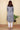 Grey Single Ikkat 40 Cotton Women Medium Kurta Long Sleeves (WMKLS062317) - Cotton Cottage (4)
