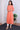 Peach Dobby South Cotton Women Ankle Kurta Long Sleeves (WAKLS062312) - Cotton Cottage (3)