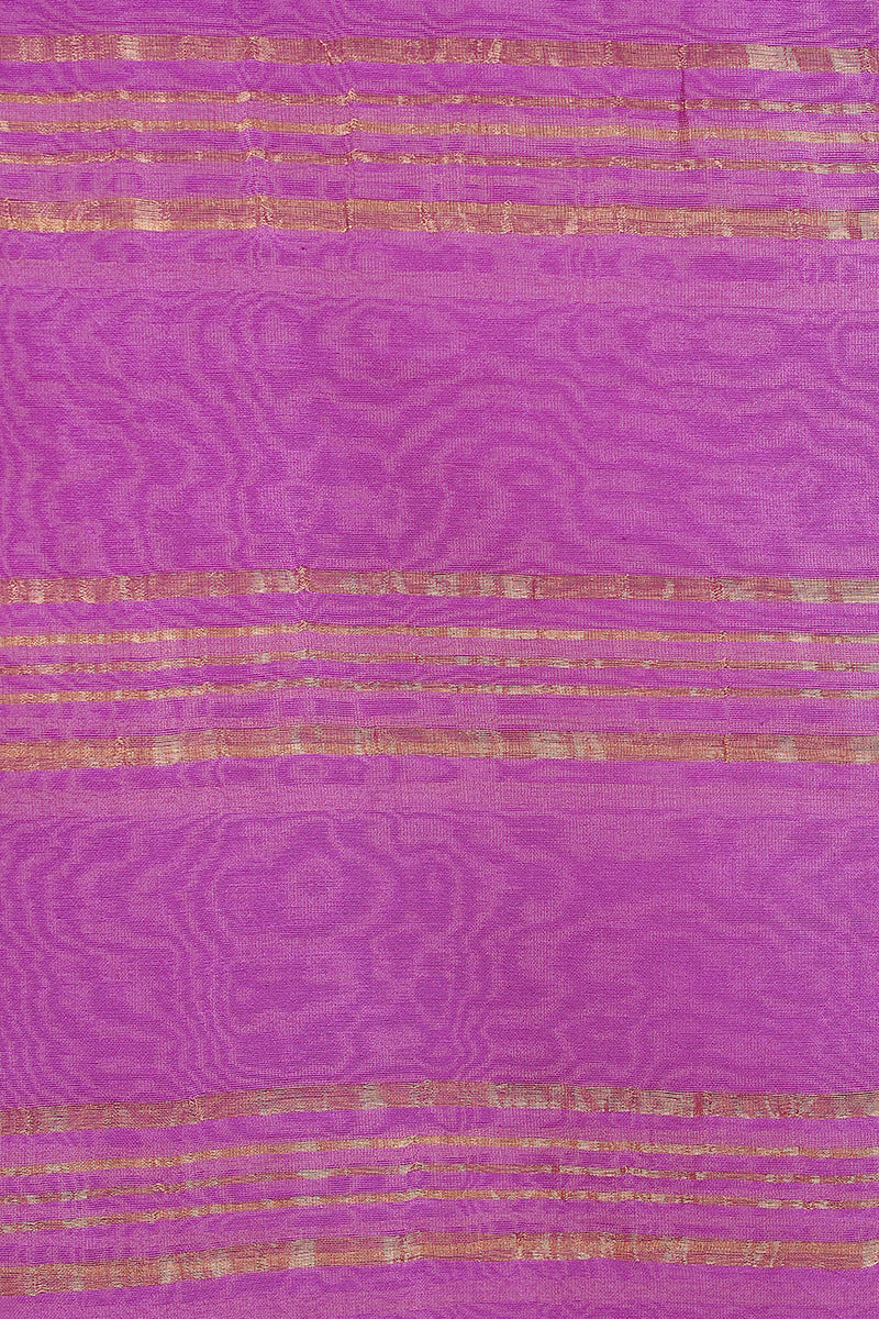 Purple Hand Dyed Chanderi Silk Dupatta (DUPAT042343) - Cotton Cottage (3)