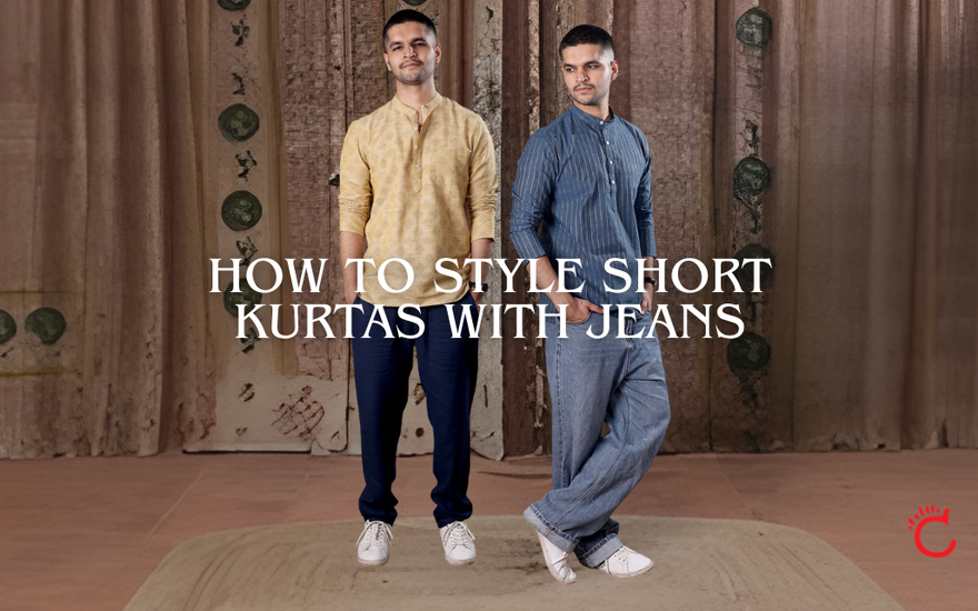 How to style Short kurtas with jeans