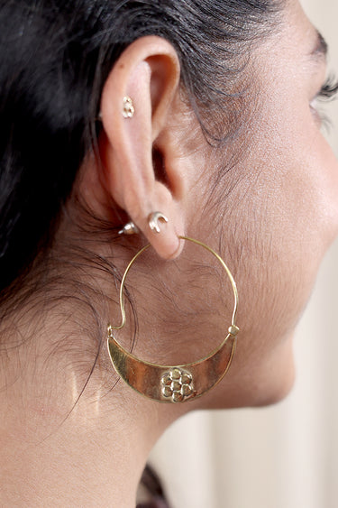 Chandphool Gold Toned Earring EARNG252C74