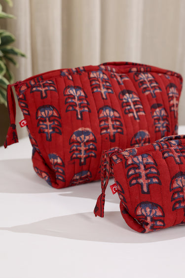 Phulwari Quilted Essentials Pouch Set POUC3252C2