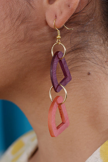 Berry Blush Dangler Earrings