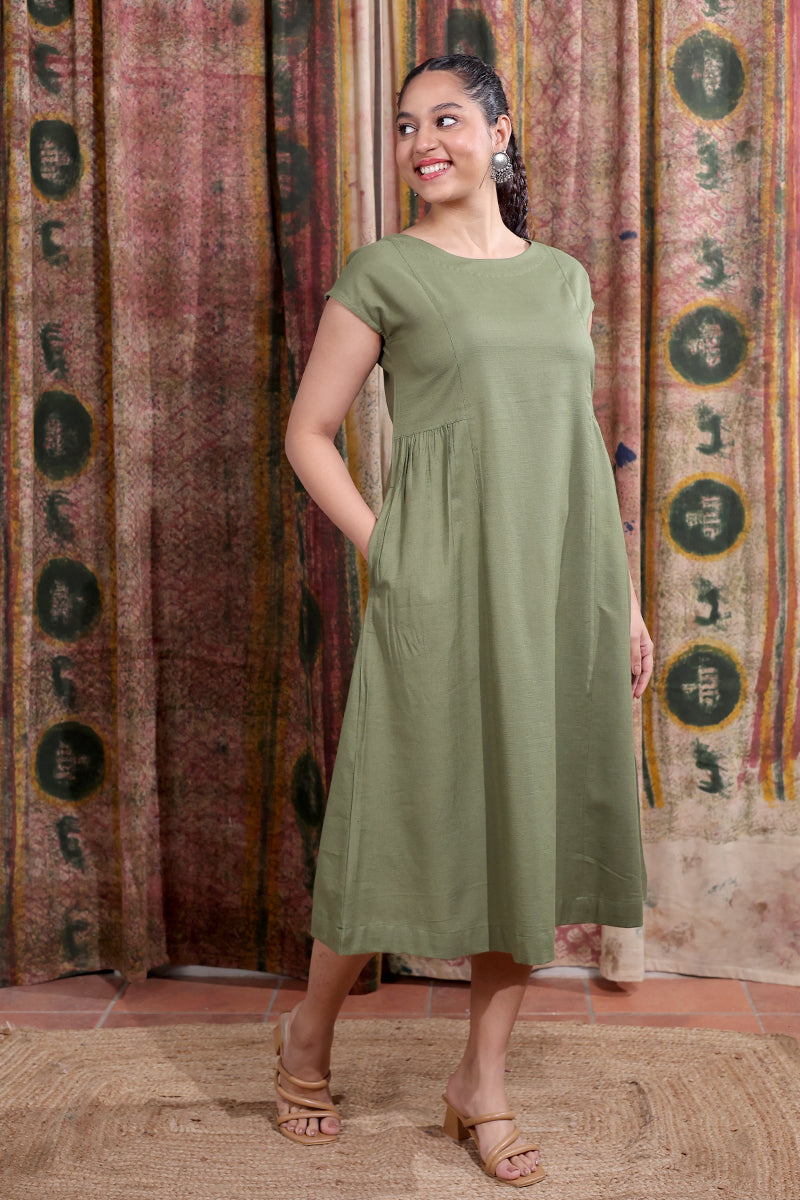 cotton viscose dress Cotton , Poplin , Viscose Wrap Dress 121 A|Burda Style 4/21 | PDF Sewing Pattern