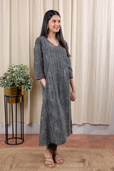 Cotton Slub Women Long Kurta 