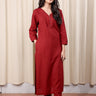 Maroon Long Kurta for women