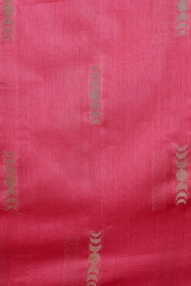 Rose Pink Jaquard Banarasi Silk Saree SAREE252C137