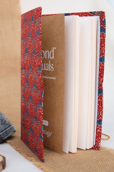 Rust Ajrakh Handcrafted Diary 6 X 8 DIARY252C39