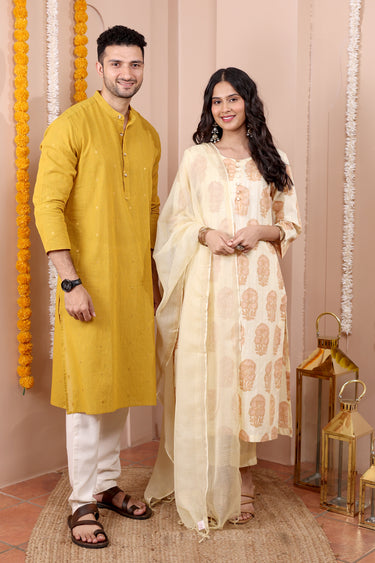 Dusty Pink Sanganeri Stripe Women Kurta with Long Sleeves 