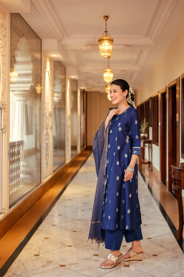 Royal Blue Long Kurta for women
