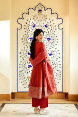  Banarasi Silk Long Kurta for women
