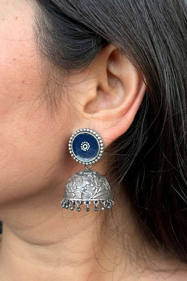 Blue Jhumka EARNG10242