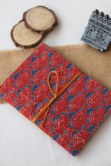 Rust Ajrakh Handcrafted Diary 6 X 8 DIARY252C39
