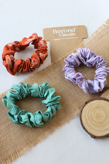 Azalea Handcrafted Scrunchie 3 SCRCH3252C7