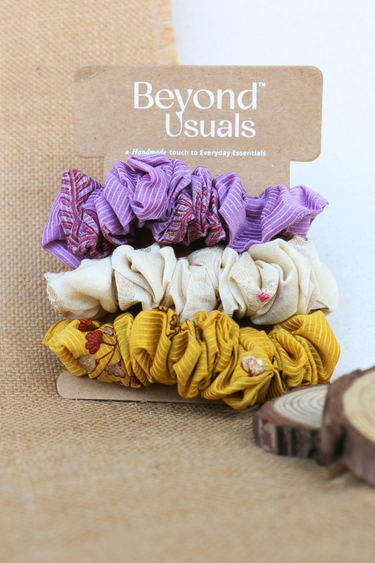 Parijat Handcrafted Scrunchie 3 SCRCH3252C10