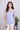 Blue Hand Dyed Cotton Double Cloth Women Short Top Sleeveless WSTSL042499